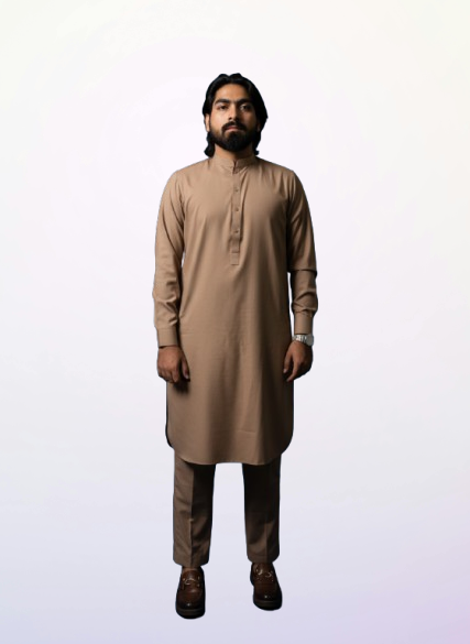 Caramel Kameez Trouser