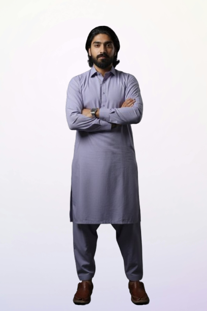Lilac Washing Wear Kameez Trouser